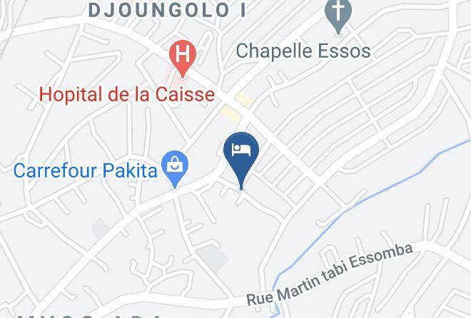 Hotel Le Diplomate Map - Centre - Mfoundi