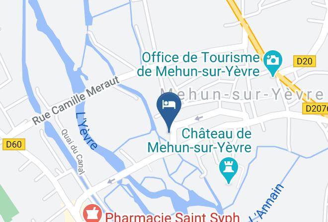 Cher - Hotel Le Dormeux Maps