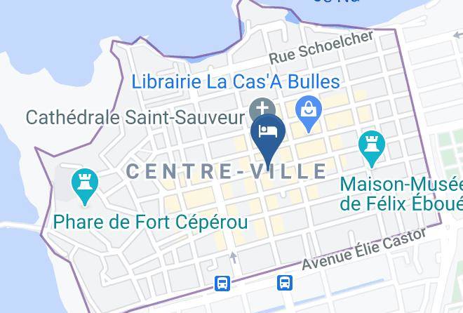 Cayenne - Hotel Le Dronmi Maps