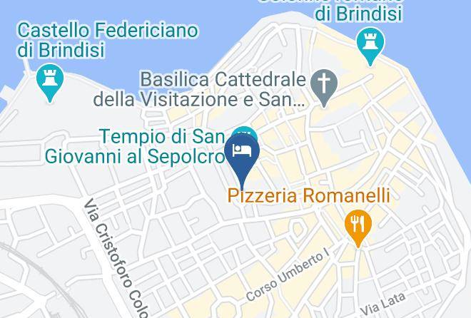 Brindisi - Hotel Le Due Dive Maps