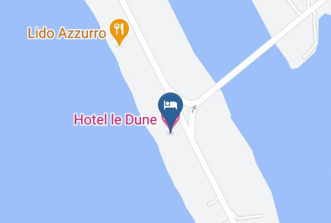 Hotel Le Dune Map