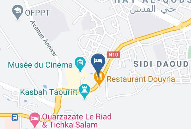 Ouarzazate - Hotel Le Fint Maps