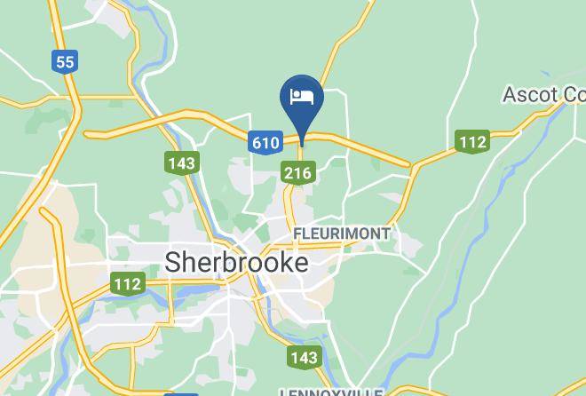 Sherbrooke - Hotel Le Floral Maps