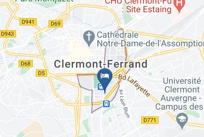 Puy De Dome - Hotel Le Floride 3 Maps