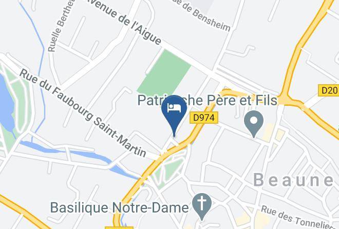 Cote D Or - Hotel Le Foch Beaune Maps