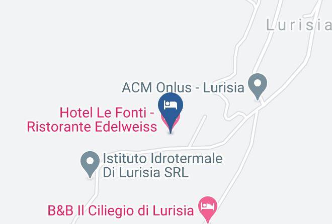 Cuneo - Hotel Le Fonti Ristorante Edelweiss Maps