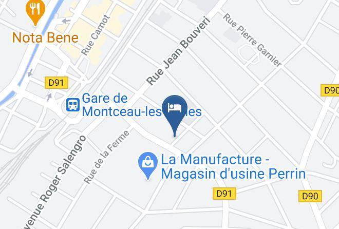 Saone Et Loire - Hotel Le France Maps