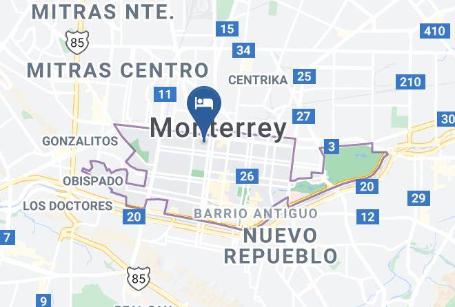 Monterrey - Hotel Le Gar Maps