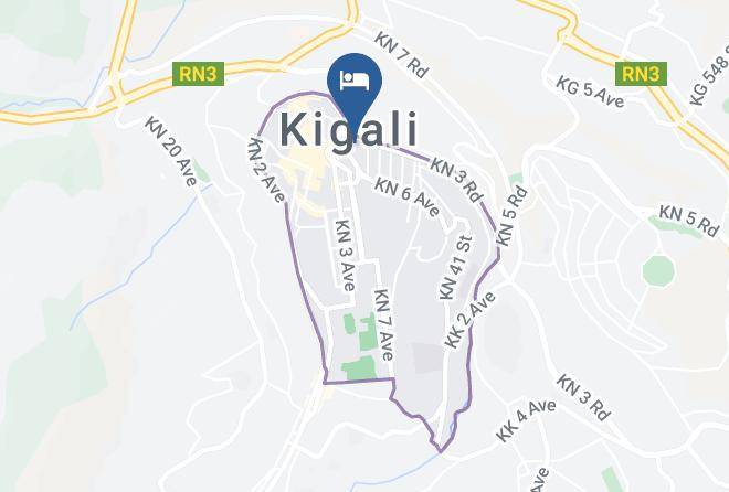 Kigali - Hotel Le Garni Maps