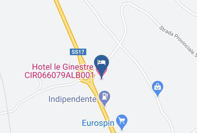 L Aquila - Hotel Le Ginestre Cir066079alb001 Maps