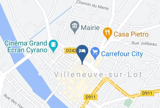 Hotel Le Glacier Map