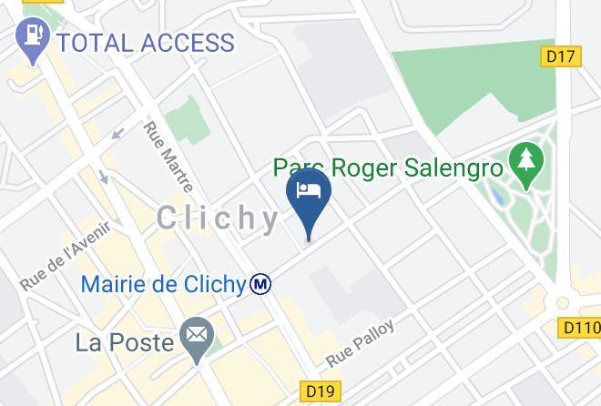 Hauts De Seine - Hotel Le Globe Maps