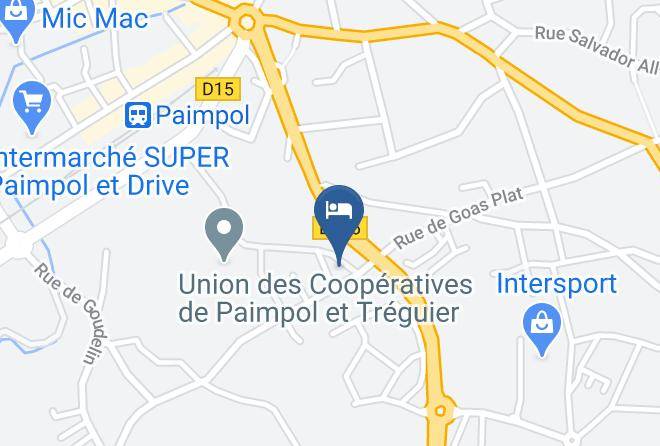 Cotes D Armor - Hotel Restaurant Le Goas Plat Maps
