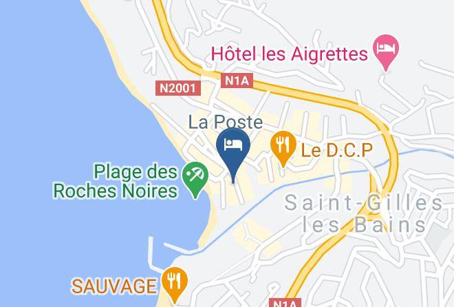Saint Paul - Hotel Le Grand Bleu Maps