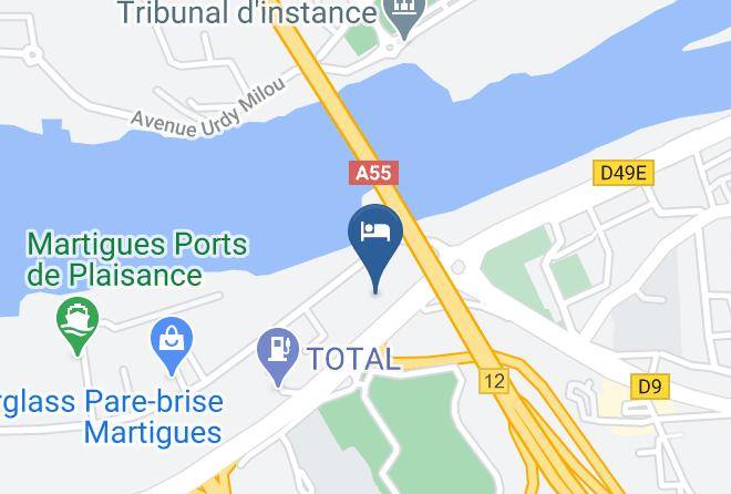 Bouches Du Rhone - Hotel Le Grand Canal A Martigues Maps