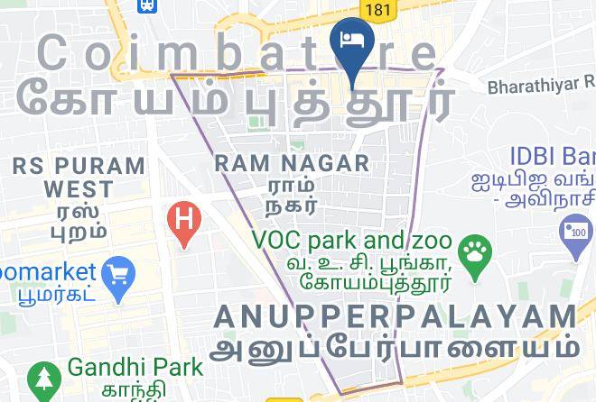 Coimbatore - Hotel Le Grand Maps