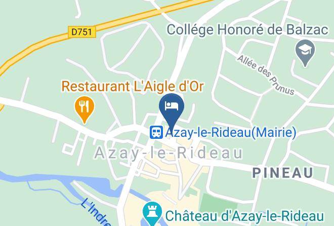 Hotel Le Grand Monarque Map