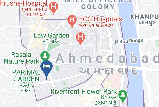 Ahmadabad - Hotel Le Grande Residency Maps
