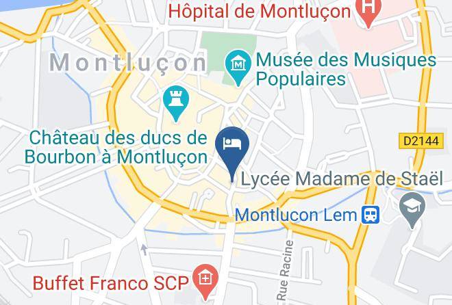 Allier - Hotel Le Grenier A Sel Maps