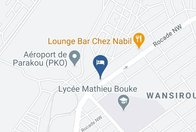Parakou - Hotel Le Grillardin Maps
