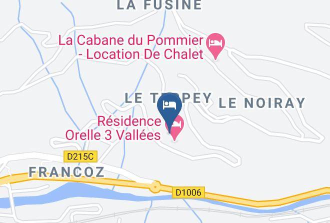 Savoie - Hotel Le Hameau Des Eaux D'orelle Maps