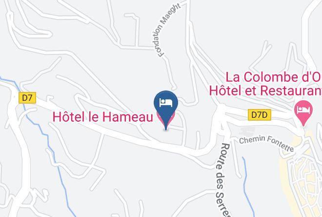 Maritime Alps - Hotel Le Hameau Maps