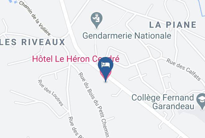 Charente Maritime - Hotel Le Heron Cendre Maps