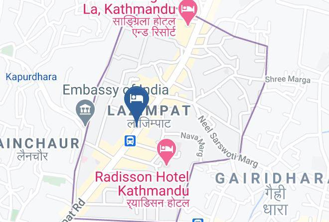 Kathmandu - Hotel Le Himalaya Maps