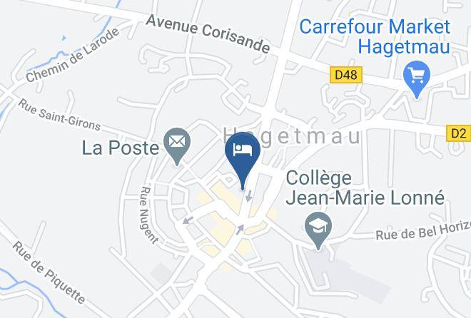 Landes - Hotel Le Jambon Maps