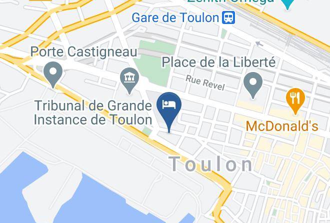 Var - Hotel Le Jaures Maps