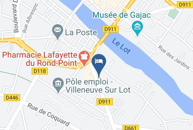 Lot Et Garonne - Hotel Le Jd Gascogne Maps