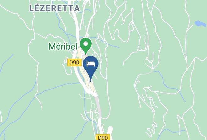 Savoie - Hotel Le Kaila Meribel 5 Etoiles Maps