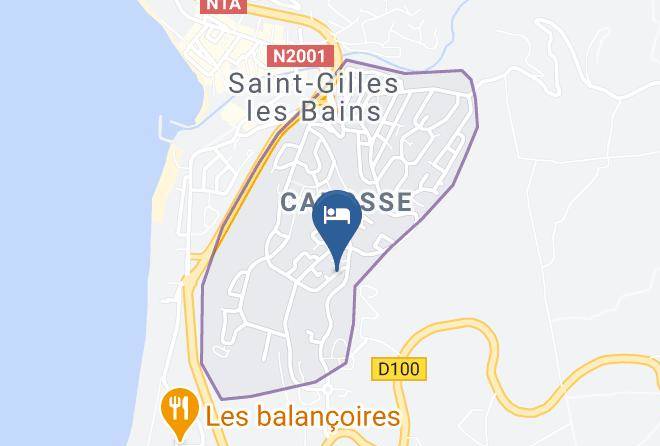 Saint Paul - Hotel Le Kerveguen Maps