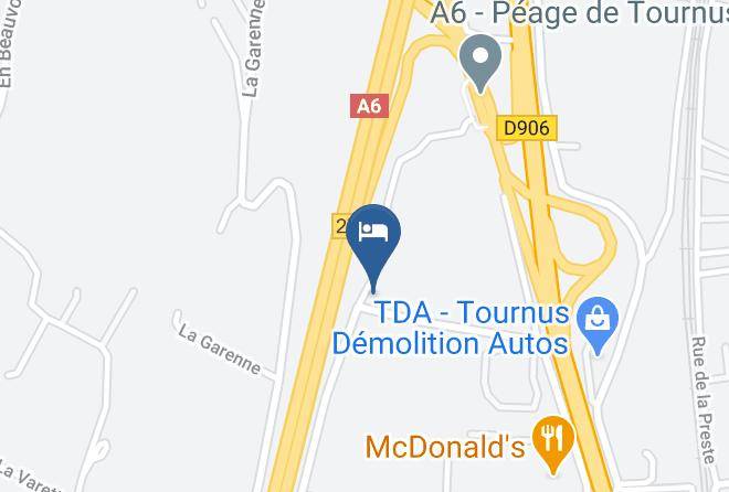 Saone Et Loire - Hotel Le Kolibri Maps