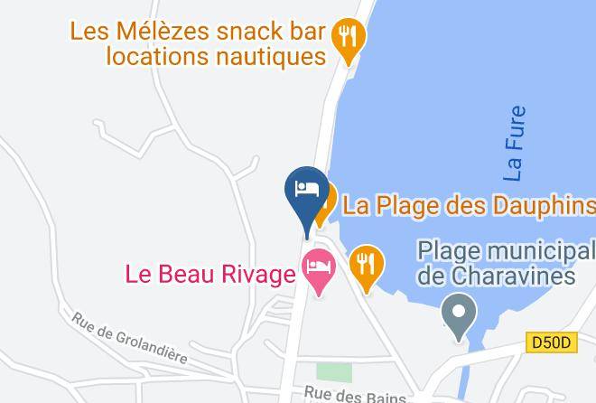 Isere - Hotel Le Lac Bleu Logis Maps