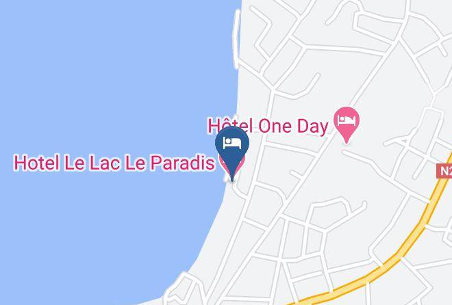 Hotel Le Lac Le Paradis Map