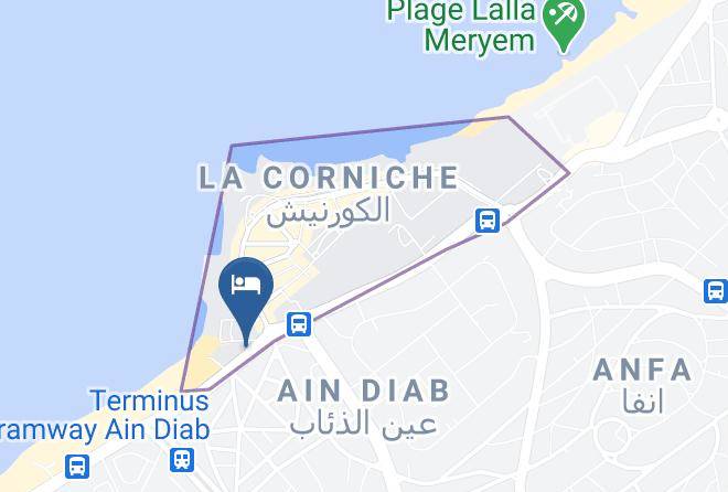Casablanca - Hotel Le Littoral Maps