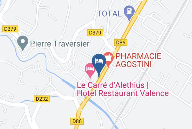 Ardeche - Hotel Le Logis Charmant Maps
