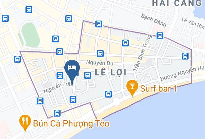Quy Nhon - Hotel Le Loi Maps