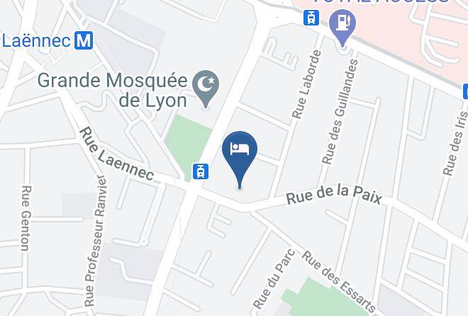 Rhone - Hotel Le Lyon Bron Maps