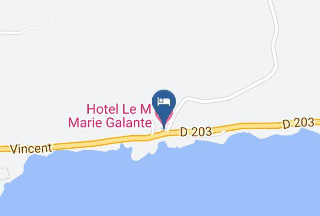 Capesterre De Marie Galante - Hotel Le M Marie Galante Maps