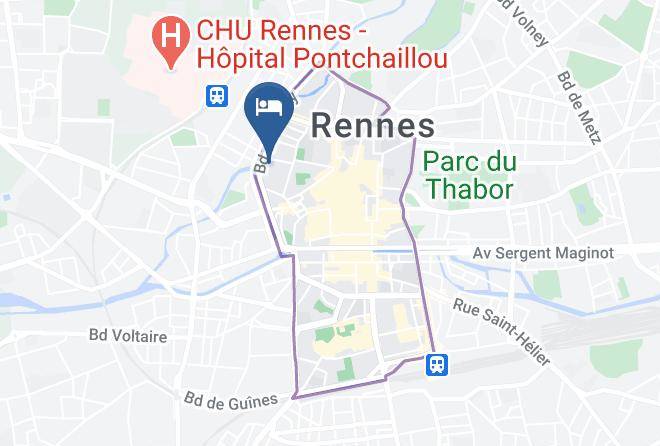 Ille Et Vilaine - Hotel Le Magic Hall Maps