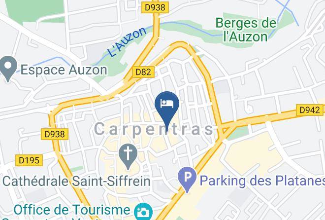 Vaucluse - Hotel Le Malaga Maps