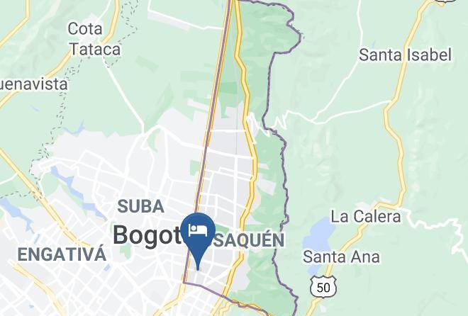 Bogota - Hotel Le Manoir Bogota Maps