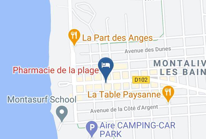 Gironde - Hotel Le Marin Bfp Montalivet Maps