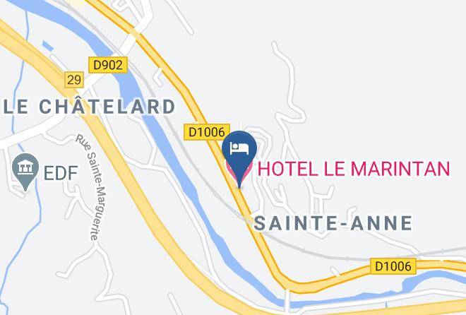 Savoie - Hotel Le Marintan Maps