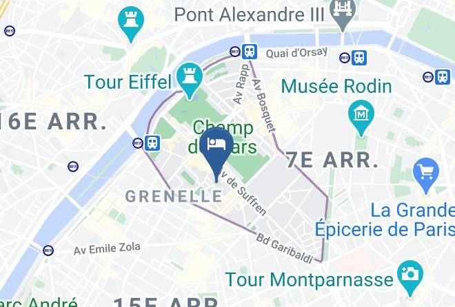 Paris - Hotel Le Marquis Eiffel Paris Maps