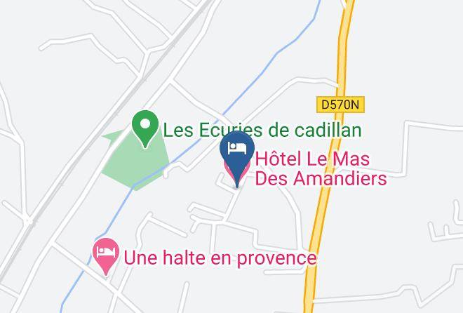 Bouches Du Rhone - Hotel Le Mas Des Amandiers Maps