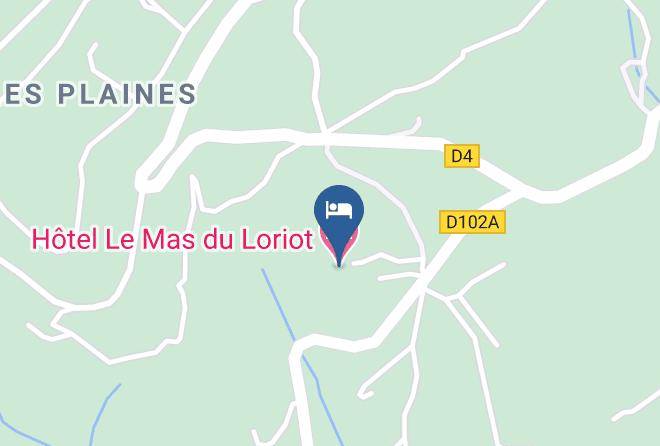 Vaucluse - Hotel Le Mas Du Loriot Maps
