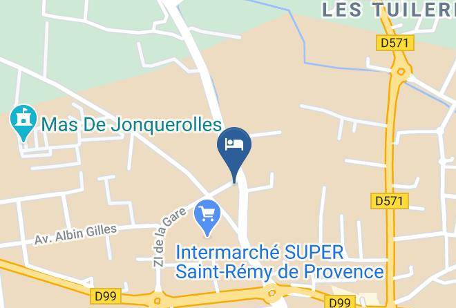 Bouches Du Rhone - Hotel Mas Saint Joseph Maps